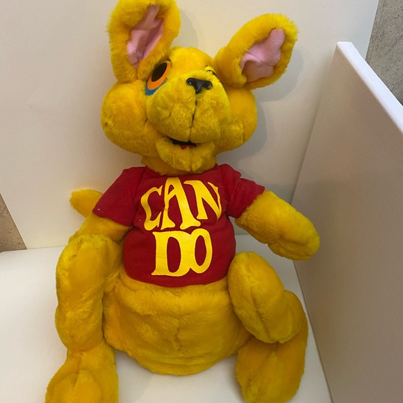 RETRO Abingdon Press “Can Do” Kangroo Plush Puppet - Picture 2 of 8